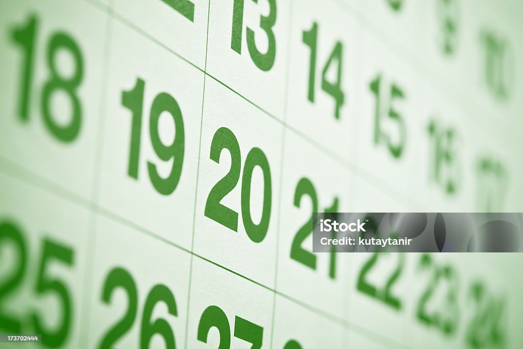 Calendrier - Photo de Calendrier libre de droits