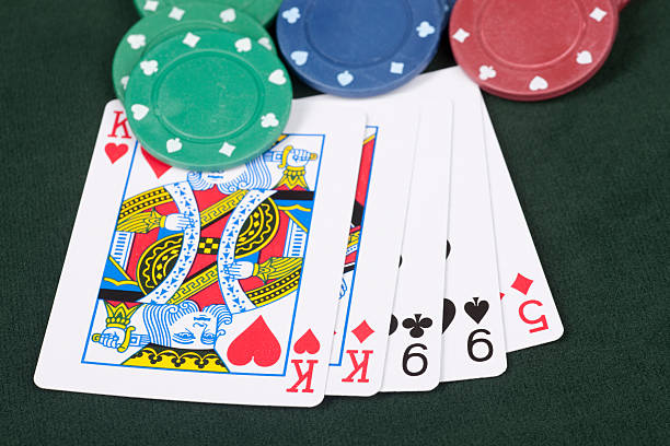 istock Two Pair Poker Hand, Gambling, Card Game, Luck, Chance 173703267