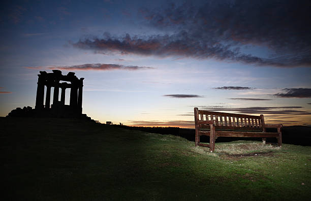War Memorial in Stonehaven an bench