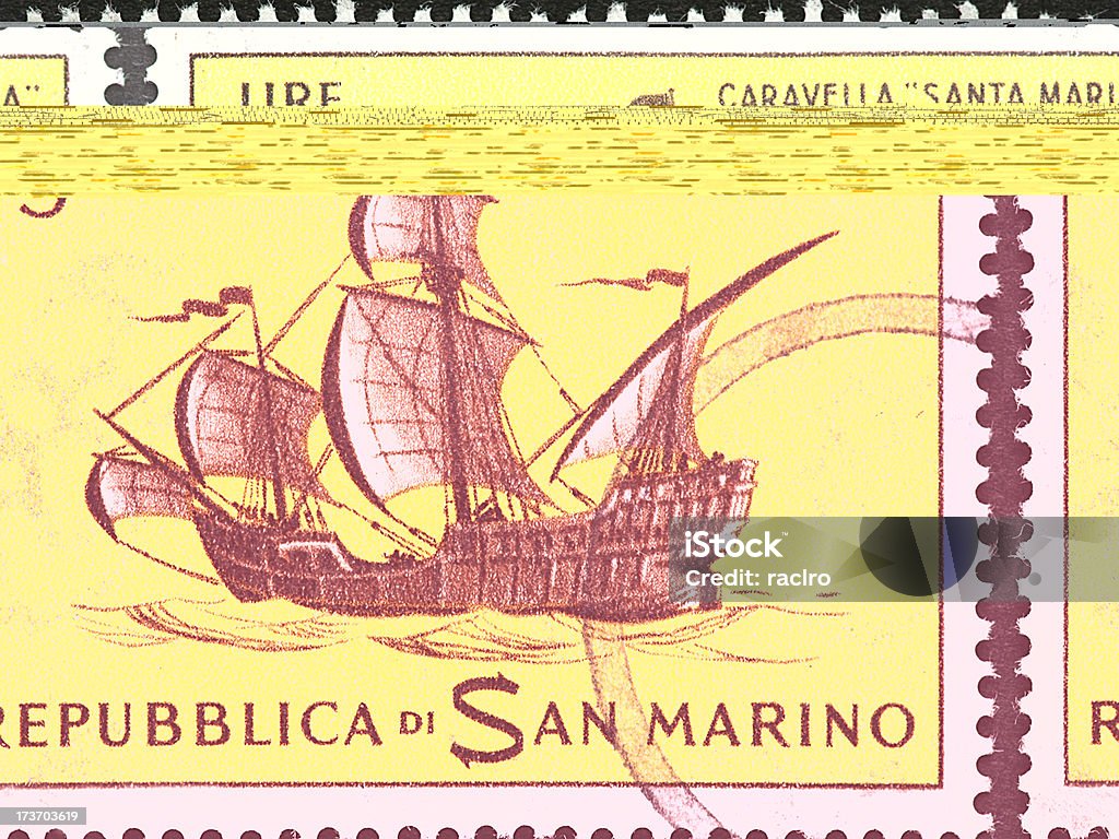 Santa Maria - Foto stock royalty-free di Barca a vela