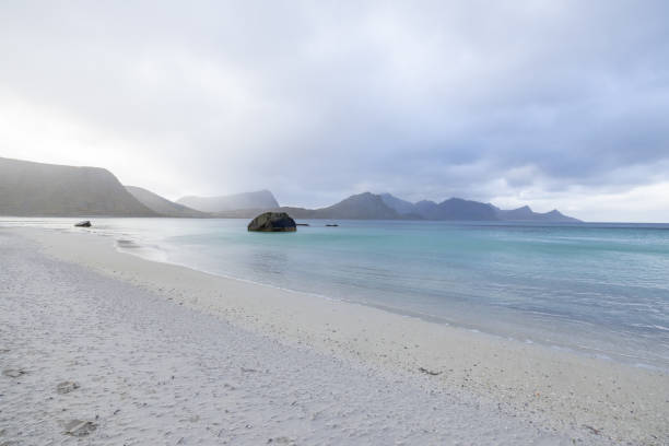 istock Wild beach in the Lofoten islands, Norway 1737038019