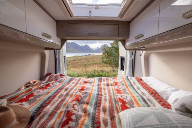 istock POV from the inside of a camper van looking out at nature 1737045742