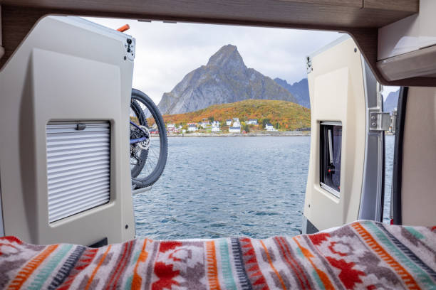 istock POV from the inside of a camper van looking out at nature 1737050813