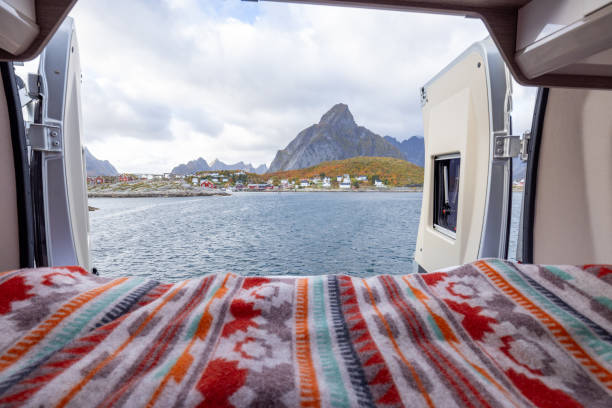 istock POV from the inside of a camper van looking out at nature 1737051355