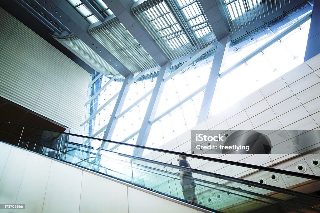 hall en el Aeropuerto de Hong Kong - Foto de stock de Abstracto libre de derechos