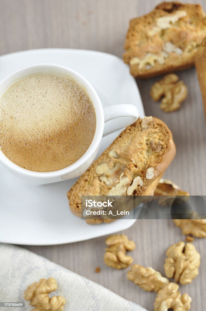 Biscotti Cantuccini italiano - Foto stock royalty-free di Bevanda calda