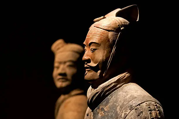 Photo of Ancient terracotta army figure in Xian - China