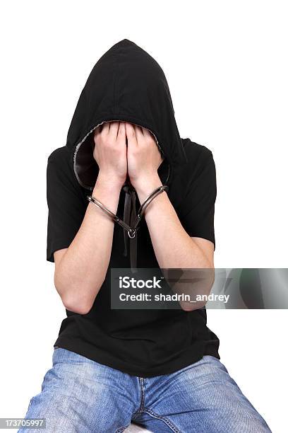 Man In Handcuffs Stock Photo - Download Image Now - 16-17 Years, Adult, Arrest