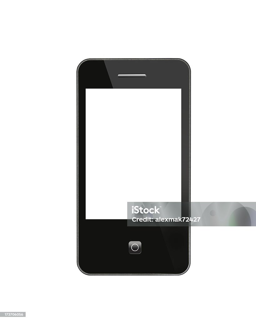블랙 현대적이다 휴대폰 - 로열티 프리 검은색 스톡 사진