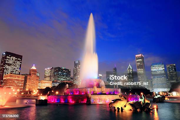 シカゴバッキンガム噴水 - バッキンガム噴水のストックフォトや画像を多数ご用意 - バッキンガム噴水, アメリカ合衆国, イリノイ州