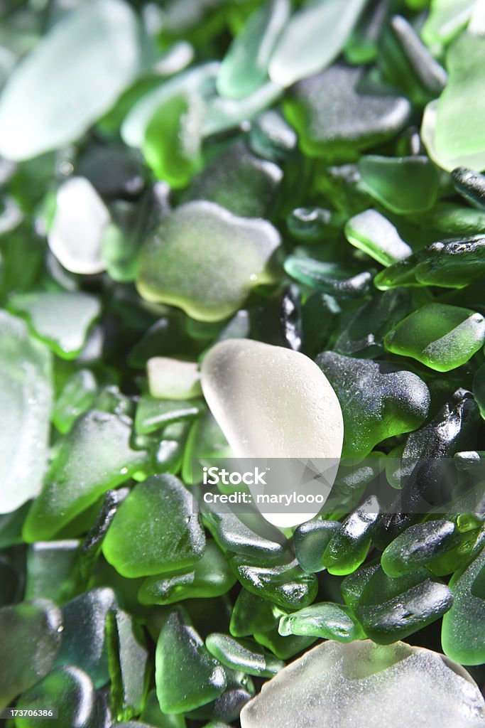 Pièces en verre poli par la mer - Photo de Abstrait libre de droits