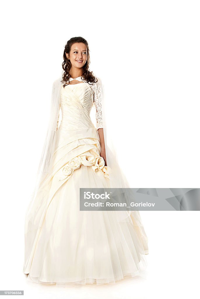 Улыбка невесты - Стоковые фото Белый роялти-фри