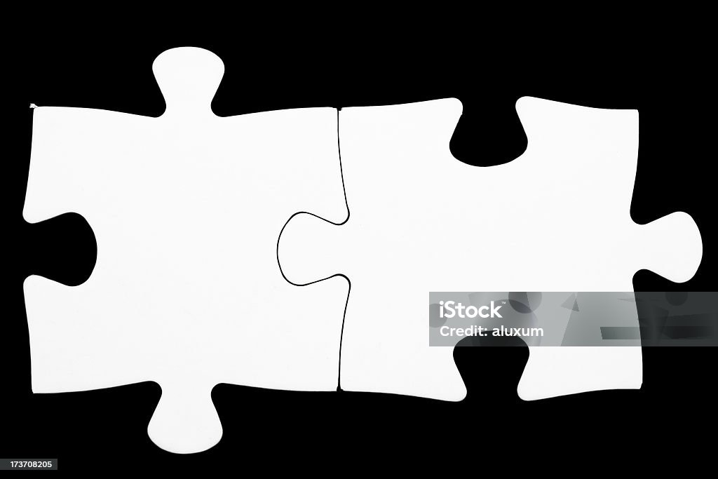 Jigsaw - Foto stock royalty-free di Due oggetti