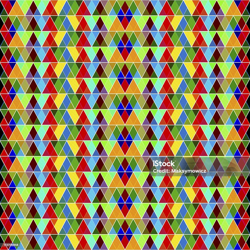 Padrão de formas geométricas e cores de fundo - Foto de stock de Abstrato royalty-free