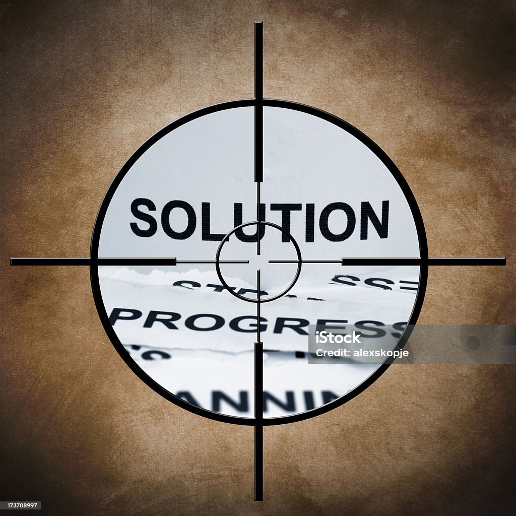Targetted Solution Solution Target Stock Photo - Download Image Now - Achievement ...