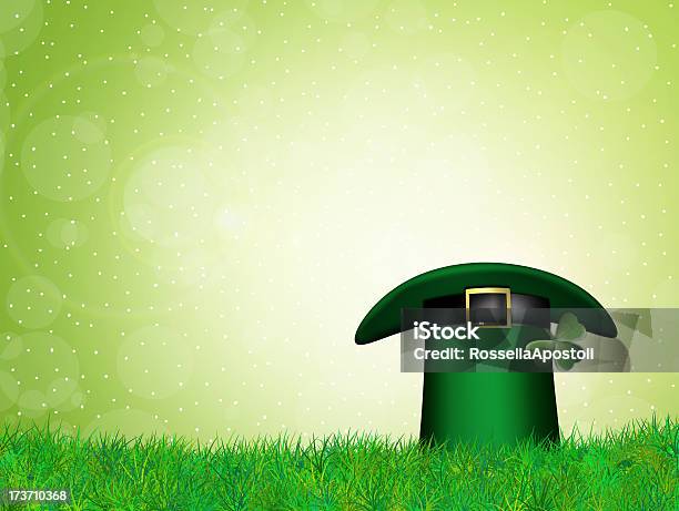 St Patricks Chapéu - Arte vetorial de stock e mais imagens de Chapéu - Chapéu, Comemoração - Conceito, Cor verde