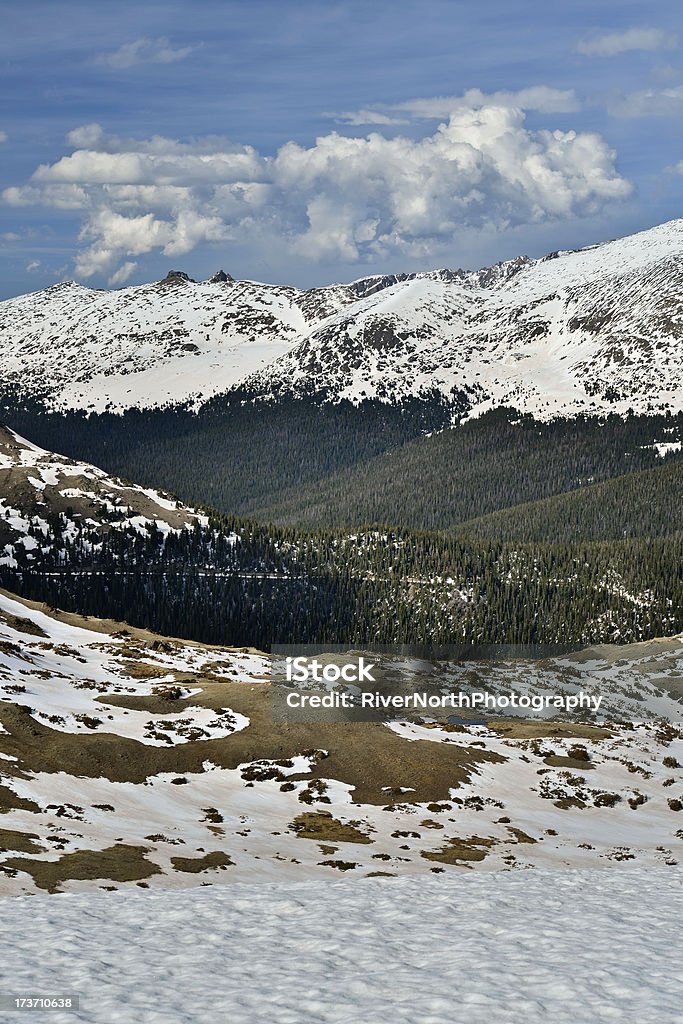 Rocky Mountain National Park - Lizenzfrei Ansicht aus erhöhter Perspektive Stock-Foto