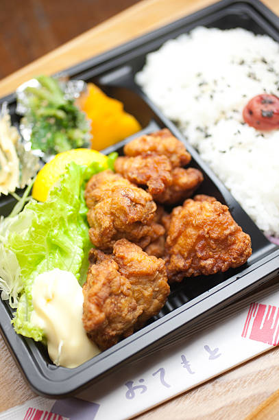 istock Japanese Cuisine Chicken Karaage Bento 173713543