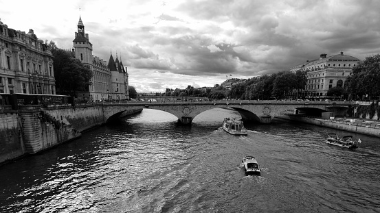 the Seine river in Paris