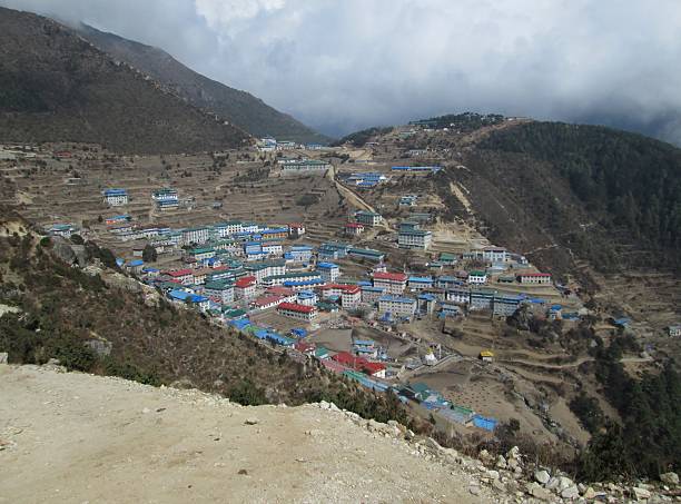 istock View of Namche Bazar 173714384