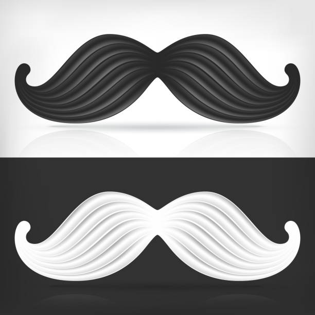 ilustrações de stock, clip art, desenhos animados e ícones de bigodes - milk mustache