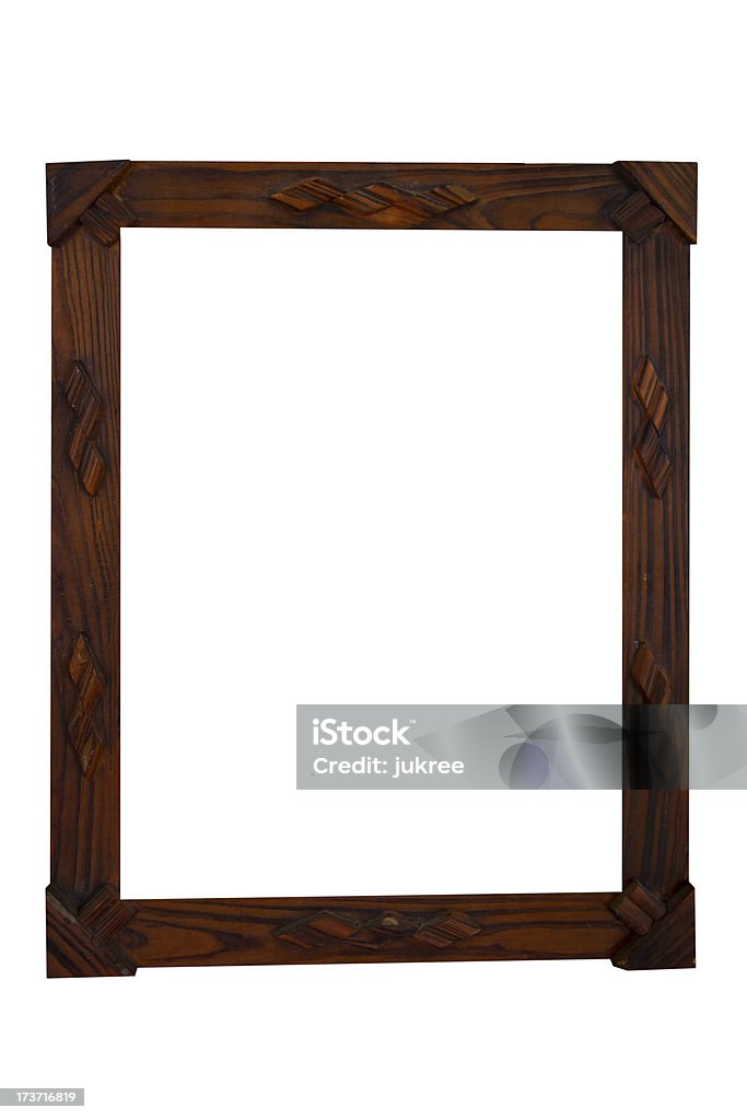 Picture frame. isolated on white background Backgrounds Stock Photo