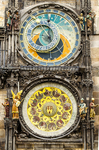 istock Tawn hall Orloj in Praha, close-up 173717354