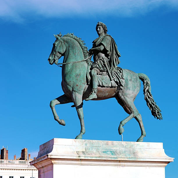 istock Equestrian statue of Louis XIV 173719576