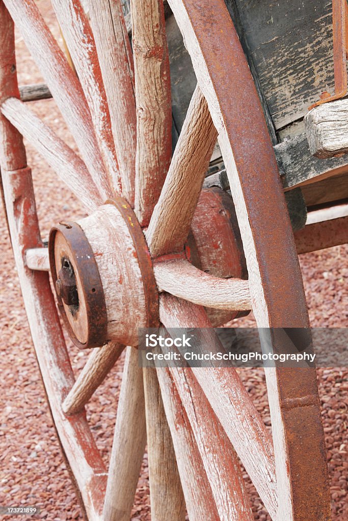 荷馬車の車輪スポークハブ - スポークのロイヤリティフリーストックフォト