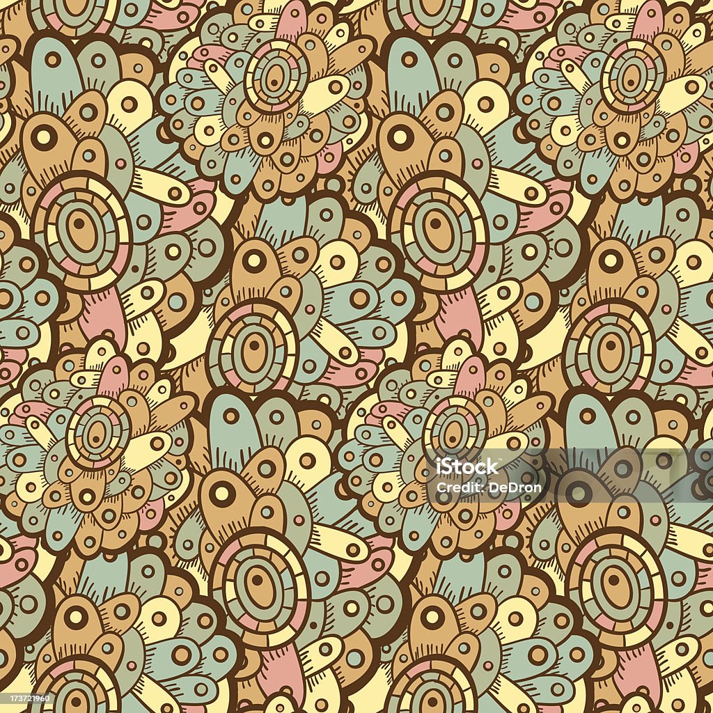 Ethnic seamless pattern. Индийский - Векторная графика Абстрактный роялти-фри