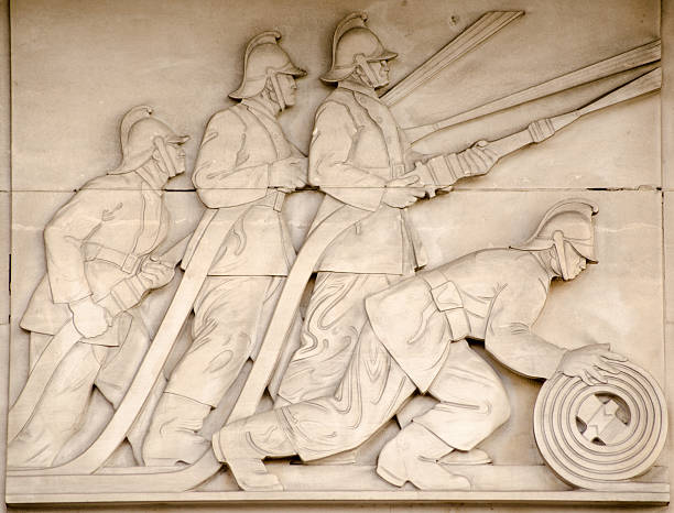 istock Firefighters frieze, London 173722146