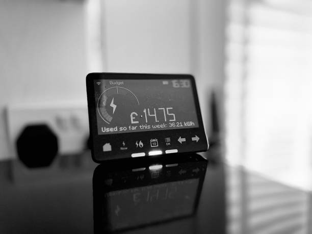 istock An energy meter on a table in a domestic kitchen with power points in the background 1737223326