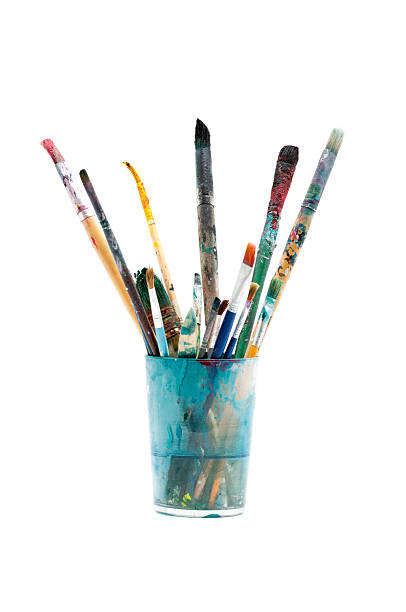 istock Brushes used in crystal glass 173722867