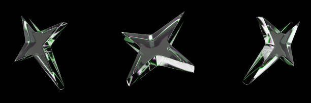 istock 3d Star made of dispersion chromatic glass 1737257045