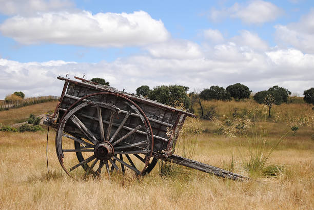 istock Old wooden carriage 173727276