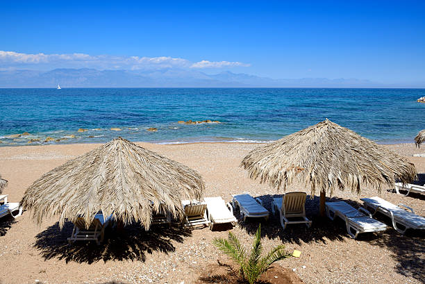 istock The beach at modern luxury hotel, Peloponnes, Greece 173728519