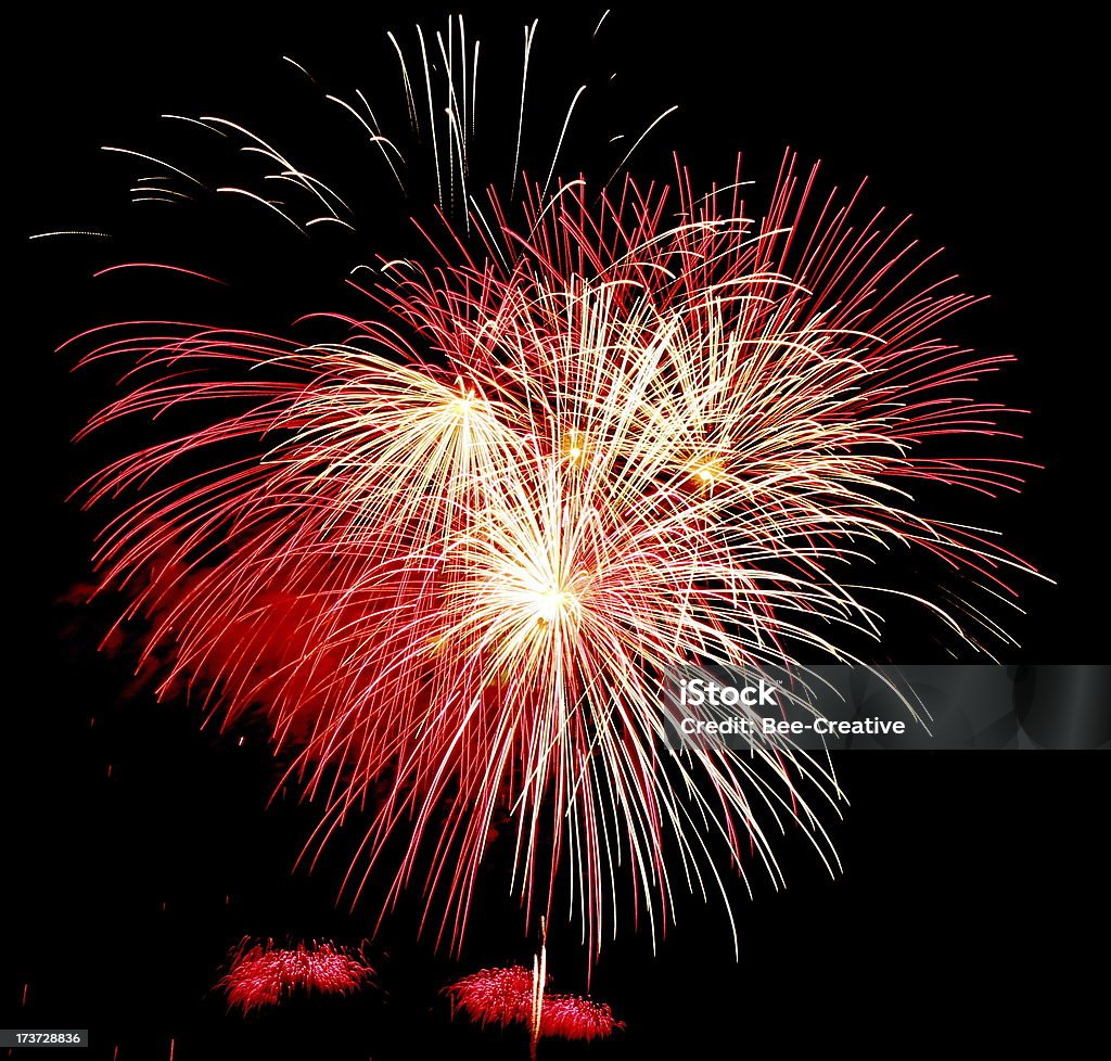 Fuochi d'artificio - Foto stock royalty-free di 4 Luglio