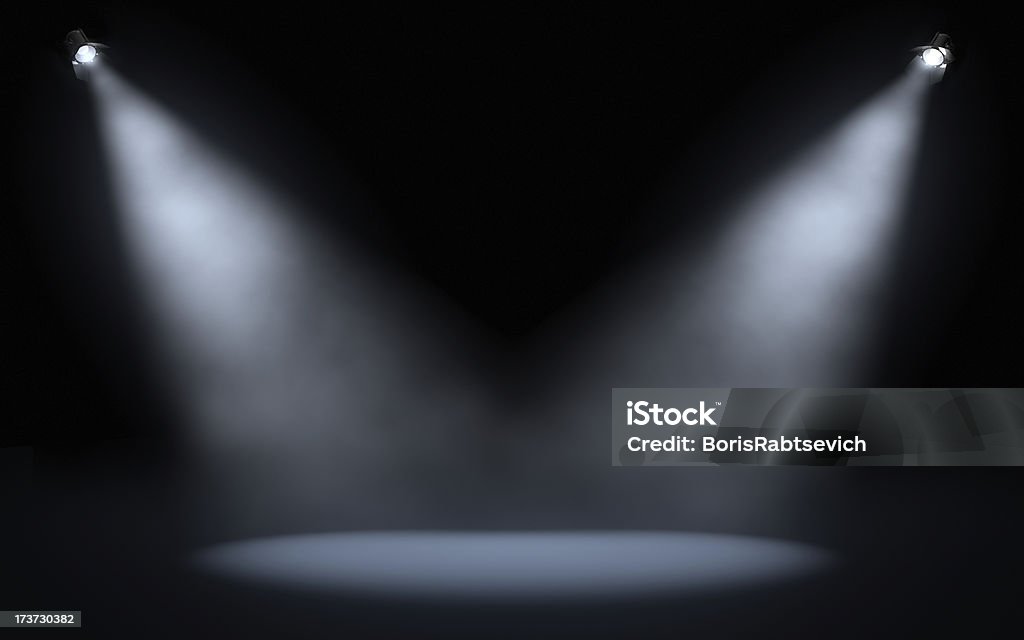 Этап «spotlights - Стоковые фото Световое пятно роялти-фри