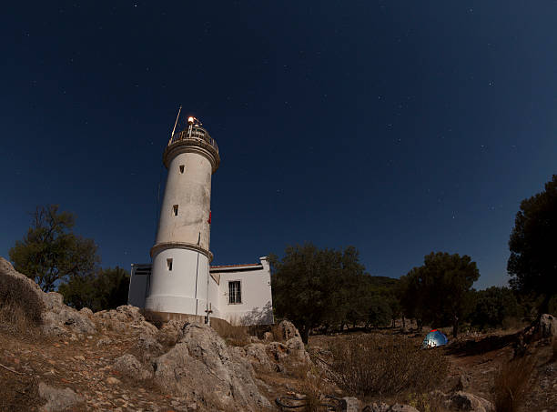 istock Night view of Gelidonya (gelidonia) Lighthouse 173731014