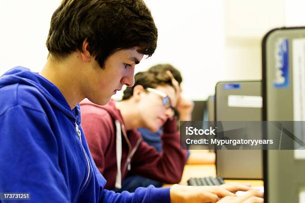 Students Using Computer Secret Students Using School Computers Stock Photo - Download Image Now ...
