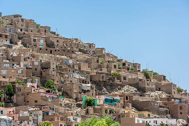 кабуле, афганистан и видом на город - kabul стоковые фото и изображения