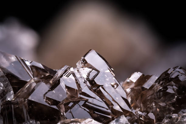 istock skeletal smoky quartz isolated on black background 1737338796