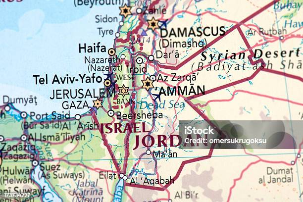 이스라엘 및 니우에섬 요르단에 대한 스톡 사진 및 기타 이미지 - 요르단, 지구본, 지도