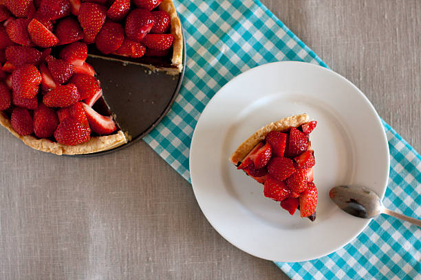 тарт - strawberry tart стоковые фото и изображения