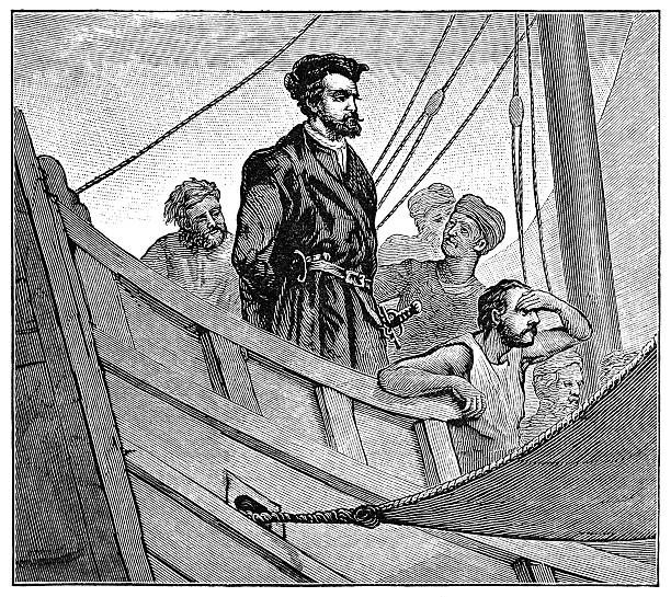 60+ Christopher Columbus 1492 Stock Illustrations, Royalty-Free