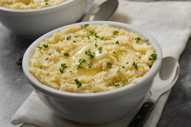 istock Creamy Parmesan Polenta 1737370541