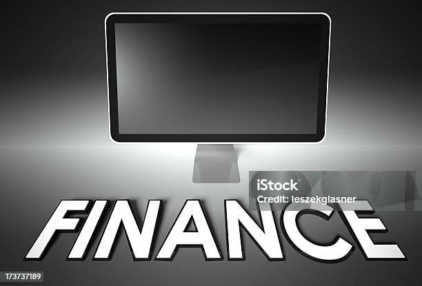 Leeren Bildschirmcomputer Mit Word Finanzen Stockfoto und mehr Bilder von Computer - Computer, Einzelwort, Eleganz