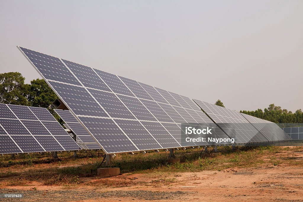 Plantas de energia Solar - Foto de stock de Calor royalty-free