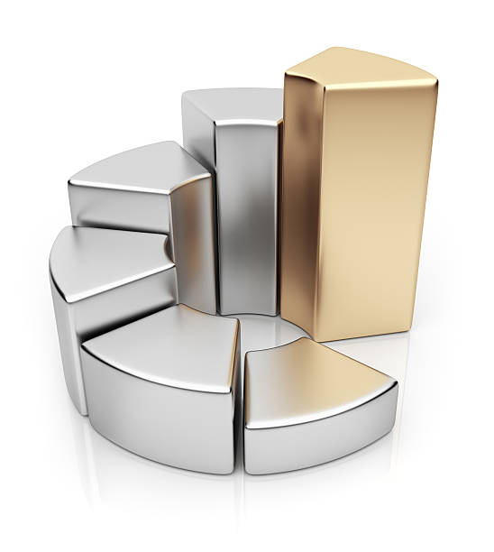 istock Business diagram. 3D Icon isolated 173737860