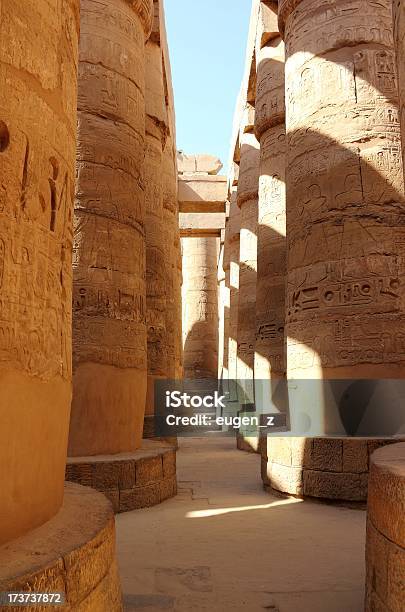 Great Säulenhalletempel Von Karnak Luxor Ägypten Stockfoto und mehr Bilder von Afrika